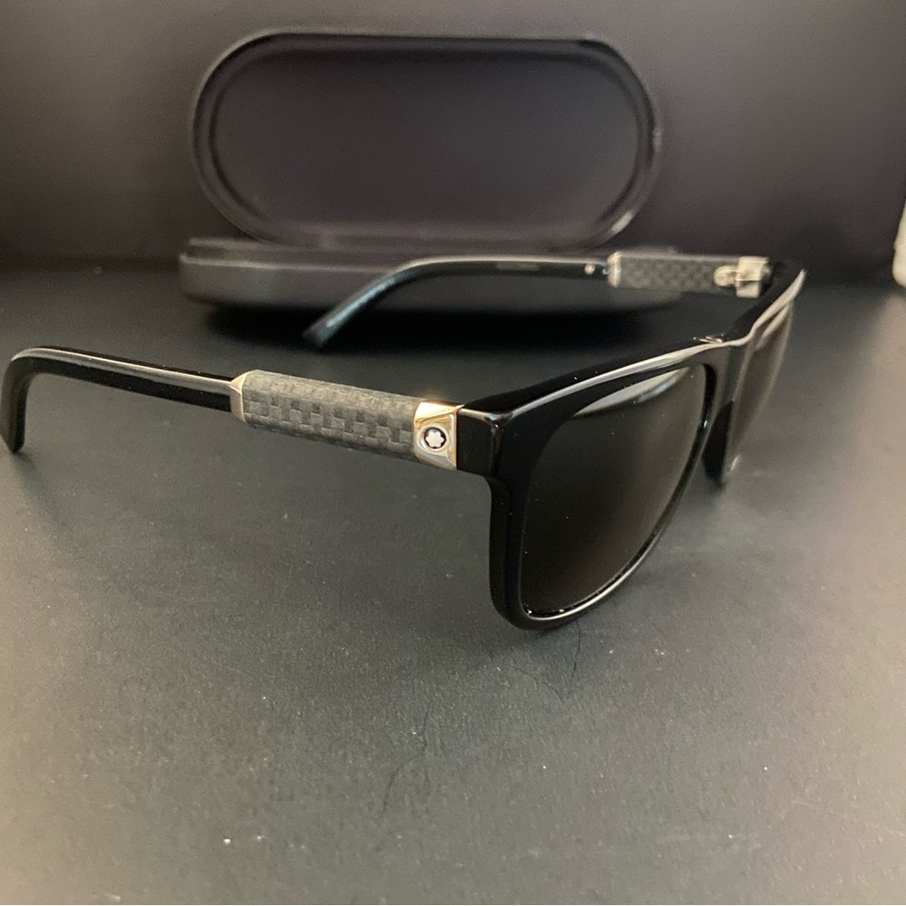Mont Blanc MB654S Sunglasses, by Mont Blanc - like NEW with hard glass case - Picture 8 of 9
